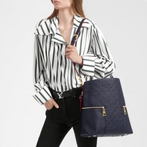Louis Vuitton Melie Navy M44012 Black M44014