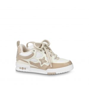 Louis Vuitton LV Skate Sneaker Since 54 Monogram Flowers Beige 1AARQG