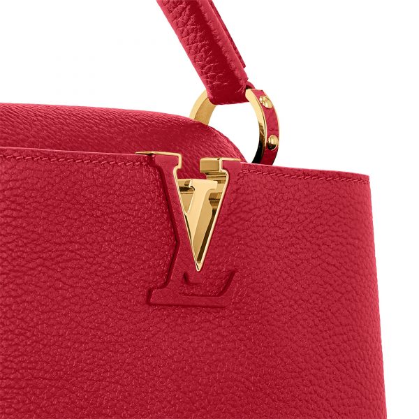 Louis Vuitton M52689 Capucines BB Bag Scarlet Red