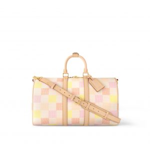 Louis Vuitton N40713 Keepall Bandoulière 45 Peach
